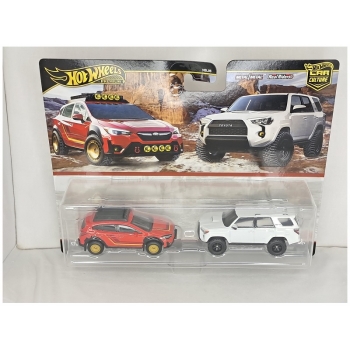 Hot Wheels 1:64 2 pack Premium - Subaru Crosstrek + Toyota 4Runner 2018